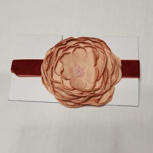 Urban Outfitters Vibrant Orange and Red Floral Choker Necklace